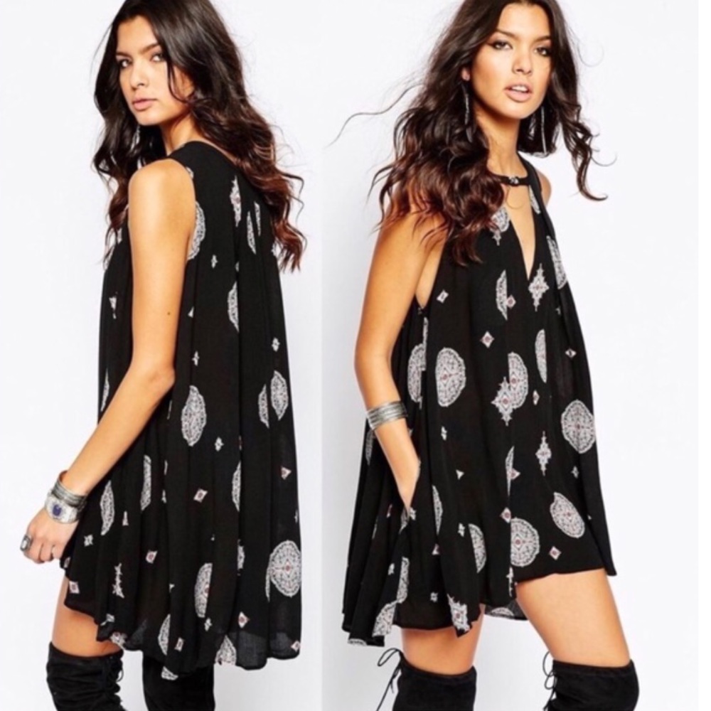 {Free People} Tree Swing Tunic Dress